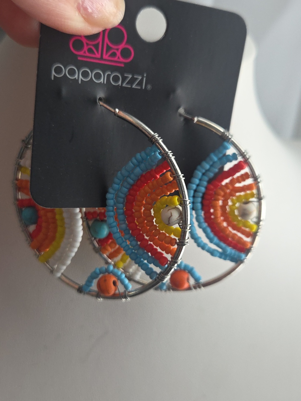 Paparazzi Rainbow Horizons Multi Hoop Earrings NWT